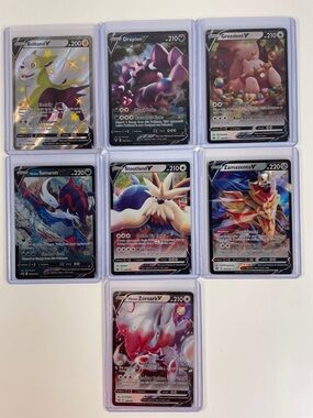Pokémon V Lot-Boltund,Drapion, Greedent, Samurott, Stoutland,Zamazenta & Zoroark